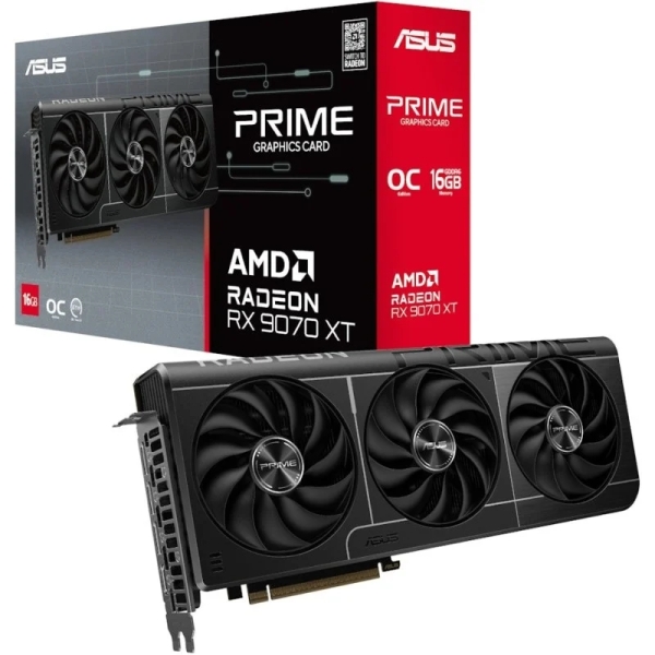 Scheda Grafica Asus PRIME AMD Radeon RX 9070 XT OC 16 GB GDDR6 FSR 4