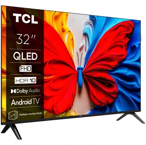 TCL 32S5K Smart TV 32" QLED FullHD HDR 10 Android TV - WiFi