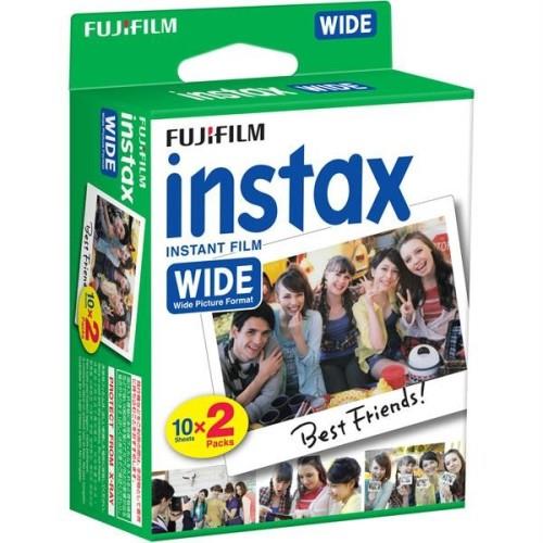 Fujifilm Instax Confezione da 2x10 pellicole fotografiche istantanee - Formato di stampa (dimensioni immagine 99x62 mm)