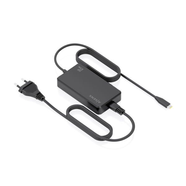 Aisens Caricabatterie per laptop GaN USB-C/PD 65W - Cavo da 1