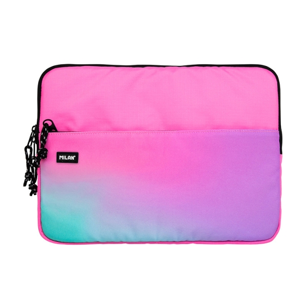 Milan Sunset Custodia per laptop fino a 13" - Chiusura con cerniera e tiretto - Tasca frontale - 34