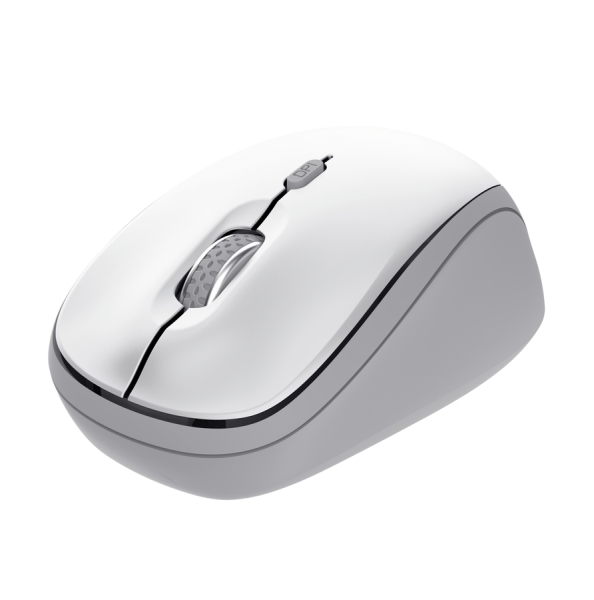 Trust Ivy+ Mouse wireless Bluetooth 1600 dpi - 3 pulsanti - Ambidestro - 3 dispositivi - Colore Bianco