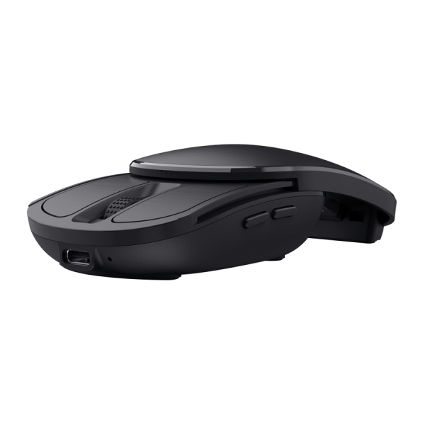 Trust Zylo Mouse wireless pieghevole tascabile - 2400 dpi - 6 pulsanti - Colore Nero