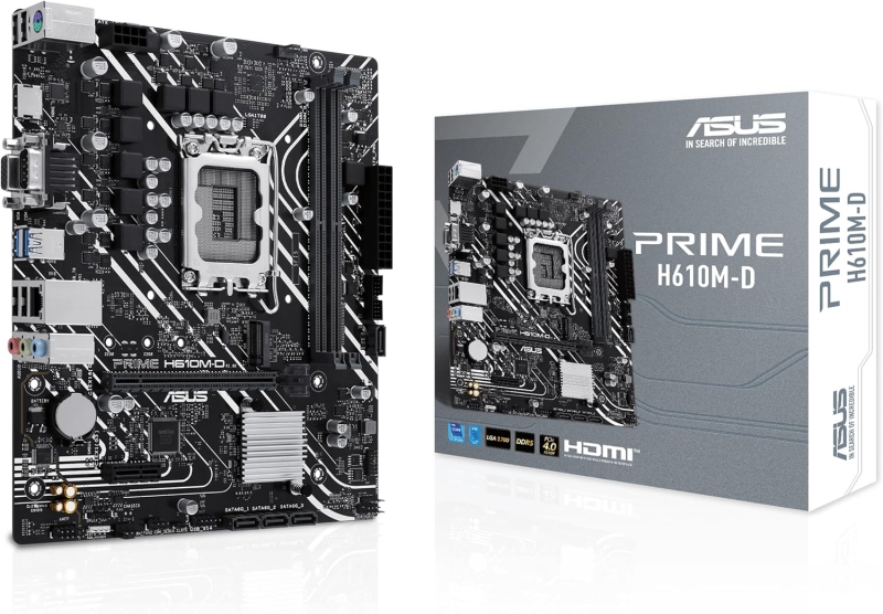Asus Prime H610M-D Scheda madre Intel1700 2x DDR5 - HDMI