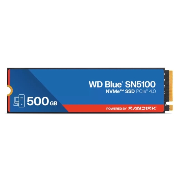 WD Blue SN5100 Disco rigido SSD 500 GB M2 PCI Express 4.0 NVMe Gen4 3D NAMD