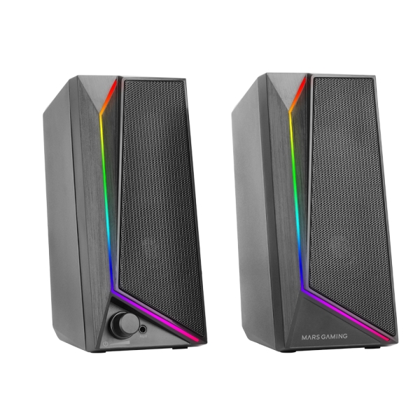 Mars Gaming MS72 Altoparlanti da gaming da 15 W - Luci RGB - Jack da 3