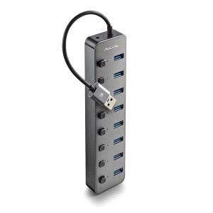 NGS IHUB8 Hub USB 3.0 - 8 porte USB 3.0 con Interruttori - Fino a 5 Gbps