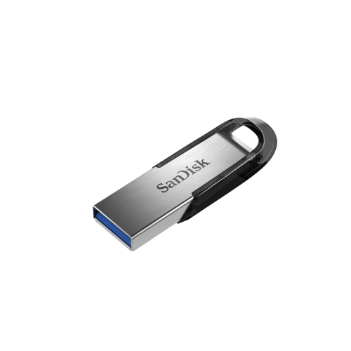 Sandisk Ultra Flair Chiavetta USB 3.0 512 GB - Velocità di trasferimento fino a 150 MB/s - Design metallico - Colore acciaio/Nero