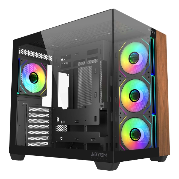 Abysm Danube Sava Nature 285B Black ARGB Case Tower ATX