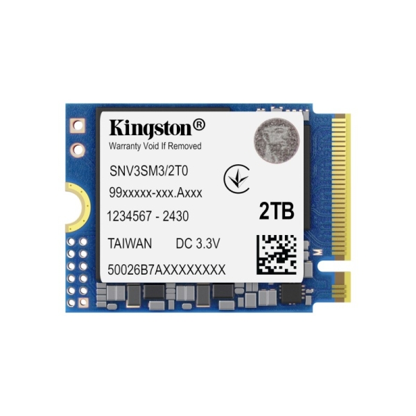 Kingston NV3 Disco rigido SSD M2 2230 2 TB PCIe 4.0 NVMe 3D NAND