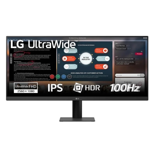 Monitor LG Ultrawide 29" LCD IPS WFHD 100Hz HDR FreeSync - 21:9 - HDMI