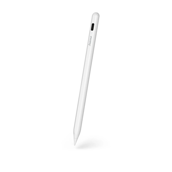 Hama Scribble Penna ottica attiva per iPad - Lunghezza 165 mm - Funzione scrittura a mano - Colore Bianco
