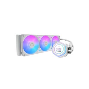Cooler Master Masterliquid 360 Atmos II LCD ARGB Kit di raffreddamento a liquido - Ventole preinstallate - Dual Chamber - Display da 2