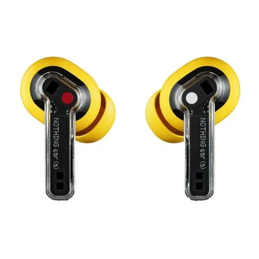 Nothing Ear (a) Auricolari Bluetooth TWS - Cancellazione attiva del rumore - Clear Voice Technology - Ricarica rapida - Colore Giallo