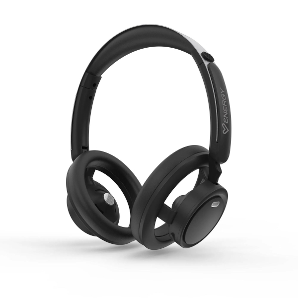 Energy Sistem Open Design Cuffie Bluetooth - Tecnologia Open Sound - Design ergonomico - Connessione multipunto - Fino a 40 ore di autonomia - Microfono con riduzione del rumore ENC - Assistente vocale - Colore Nero