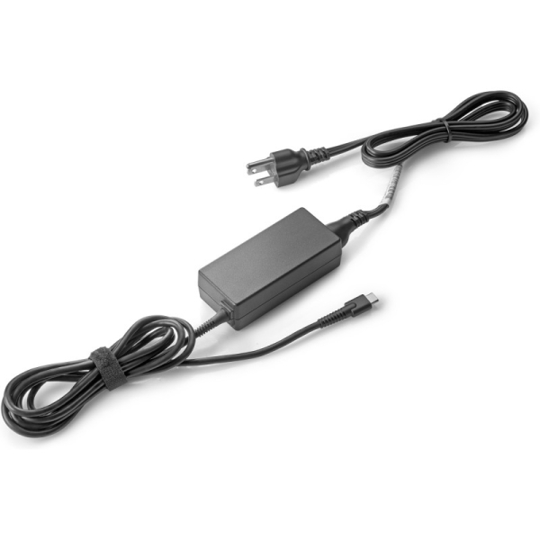 Adattatore di alimentazione HP 45W USB‑C LC - Caricabatterie USB‑C da 45W con HP Fast Charge - Compatibile con i portatili HP con USB‑C - Design compatto e leggero - Cavo da 1