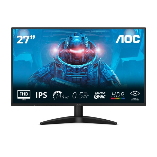 AOC 27B36X Monitor LED IPS FullHD da 27" 144Hz - Risposta 4ms - HDMI