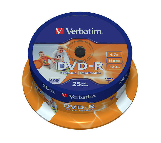 Verbatim DVD-R Printables 16x 4