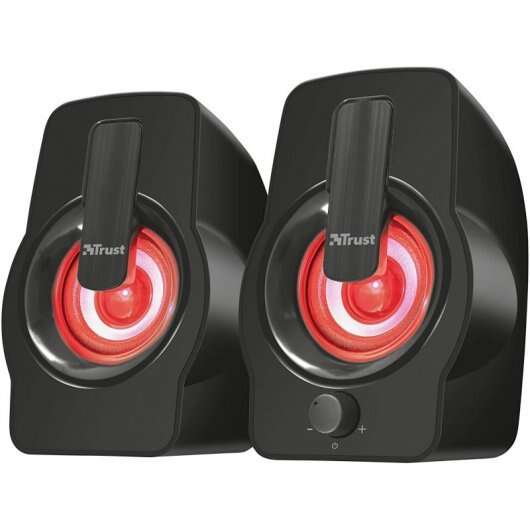 Trust Gemi Altoparlanti USB 2.0 12W - Illuminazione RGB - Controllo del volume - Cavo da 1
