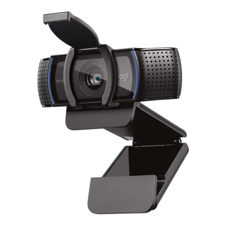 Webcam Logitech C920e Full HD 1080p USB 3.2 - Messa a fuoco automatica - Microfoni integrati - Copriobiettivo - Campo visivo di 78° - Cavo da 1