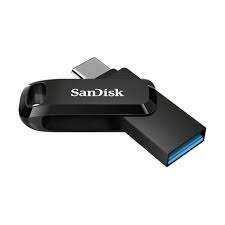 Sandisk Ultra Dual Drive Go Chiavetta USB-C e USB-A da 64 GB - Fino a 150 MB/s in lettura - Colore Nero (chiavetta USB)