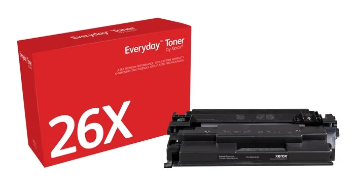 Xerox Everyday HP CF226X Cartuccia toner nero Compatibile - Sostituisce 26X (compatibile anche con Canon 052H Nero Cartuccia toner compatibile - Sostituisce 2200C002)