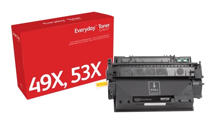 Xerox Everyday HP Q7553X/Q5949X Cartuccia toner Compatibile nera - Sostituisce 53X/49X (compatibile anche con Canon 708H/715H Nero Cartuccia toner compatibile - Sostituisce 0917B002/1976B002)