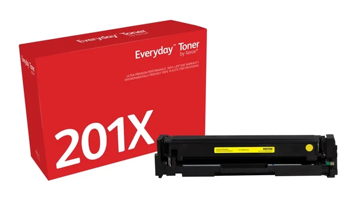 Xerox Everyday HP CF402X Cartuccia di toner Compatibile Giallo - Sostituisce 201X (compatibile anche con Canon 045H Giallo - Sostituisce 1243C002)