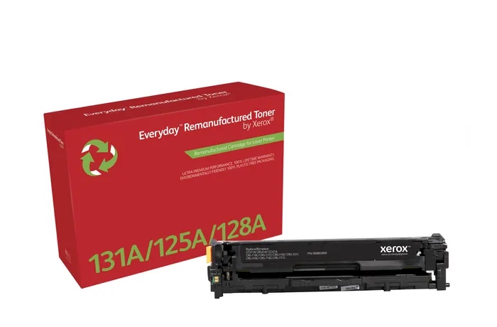 Xerox Everyday HP CB541A/CE321A/CF211A Cartuccia toner Compatibile Ciano - Sostituisce 125A/128A/131A (compatibile anche con Canon 716/731 Ciano - Sostituisce 1979B002/6271B002)