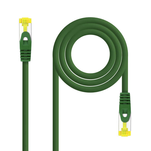 Nanocable Cavo di Rete Flessibile RJ45 LSZH Cat.6a SFTP AWG26 1 m - Colore verde