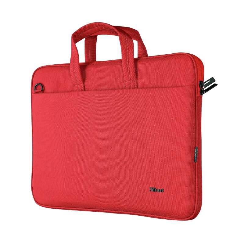 Trust Bologna Borsa per portatile fino a 16" - Realizzata con materiali riciclati - Scomparto Esterno - Imbottita - Manico e tracolla