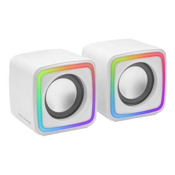 Mars Gaming MSCUBE Altoparlanti da 8 W - Illuminazione RGB - Suono DSP - USB
