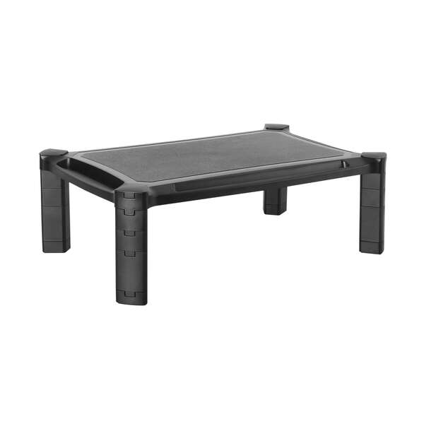 Aisens Supporto elevatore XL per monitor fino a 32" o portatile - Regolabile in altezza - Vano portaoggetti - Gestione dei cavi - Peso max. 10 kg