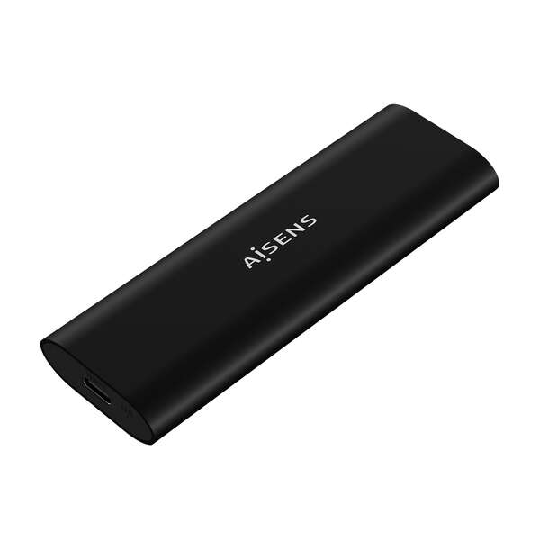 Box esterna Aisens M.2 (NGFF) per SSD M.2 SATA/NVMe a USB 3.1 Gen 2 - Colore Nero
