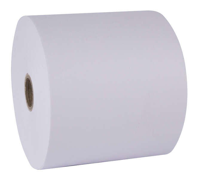 10 pz. - Rotolo di carta Apli Electra 76,5 x 65 x 12 mm - Resistente all'acqua e allo strappo - Ideale per etichette e segnaletica - Bianco