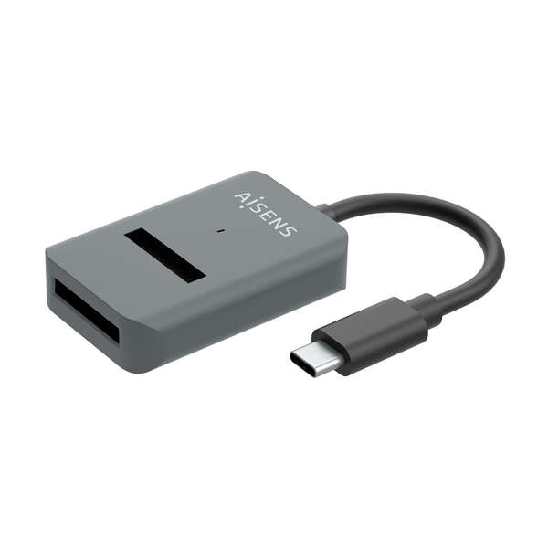 Aisens USB-C Dock M.2 (NGFF) ASUC-M2D012-GR SATA/NVMe a USB 3.1 Gen 2 - Colore grigio