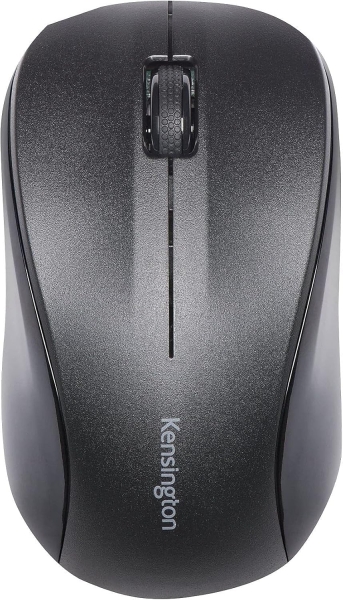 Kensington Valumouse Mouse wireless 2,4 GHz - Sensore da 1000 dpi - 3 pulsanti - Ambidestro - Clic silenziosi - Colore Nero
