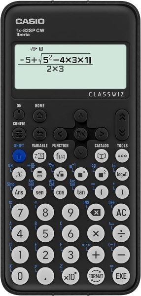 Casio Iberia Classwiz FX-82SP Calcolatrice scientifica con display LCD a 12 cifre - Oltre 300 funzioni - Semplificazione delle frazioni