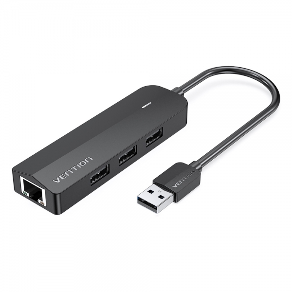 Hub Vention 5 in 1 da USB 2.0 a 3xUSB 2.0/MicroUSB/RJ45 - 0
