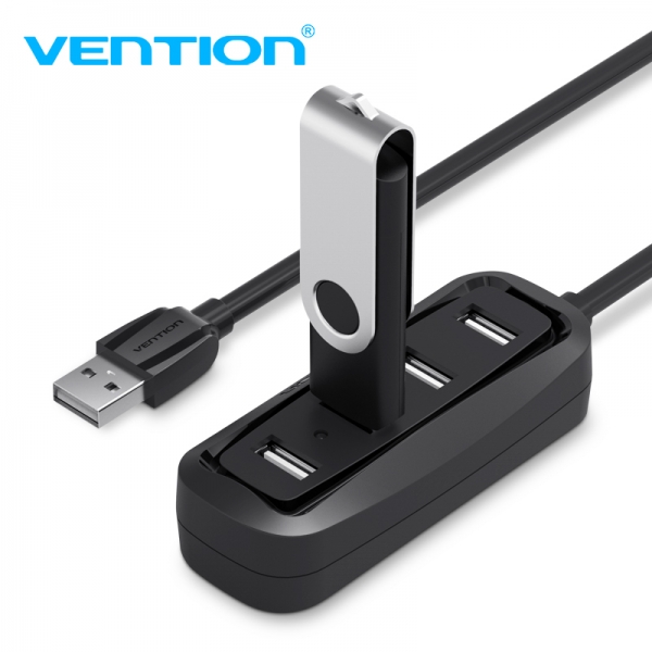 Vention HUB 4 in 1 da USB 2.0 a 4xUSB 2.0 - 0,15 m - Colore Nero