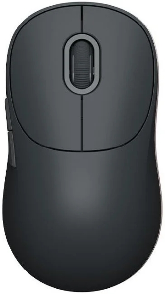 Xiaomi Wireless Mouse 3 - Mouse wireless con adattatore a 2,4 GHz e Bluetooth, 1200 dpi - 5 pulsanti - Per destrimani - Colore Nero