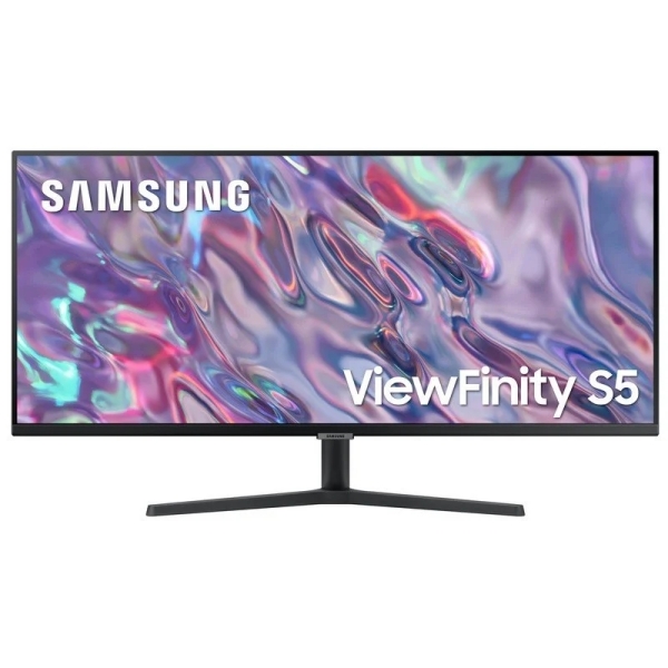 Monitor Samsung ViewFinity S5 da 34" LED UWQHD 100 Hz HDR10 - Tempo di risposta 5 ms - Angolo di visione 178° - HDMI