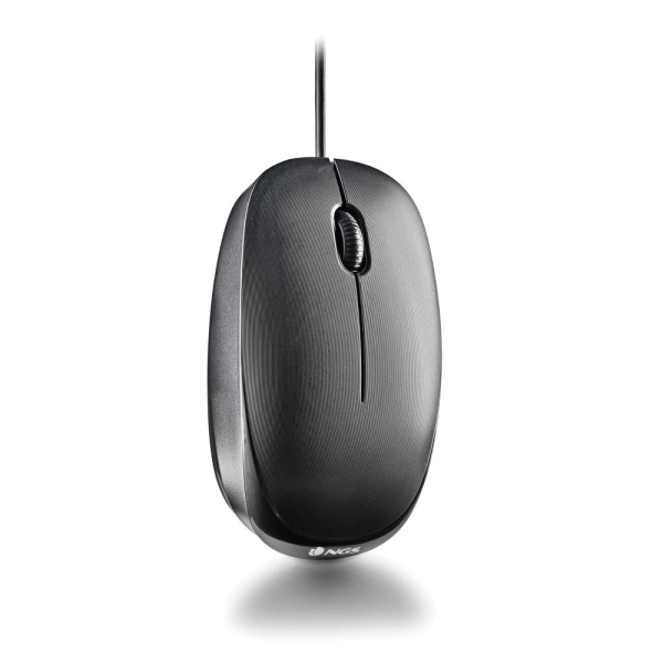 Mouse USB-C NGS Flame 1000 dpi - 2 pulsanti - Ambidestro - Colore Nero