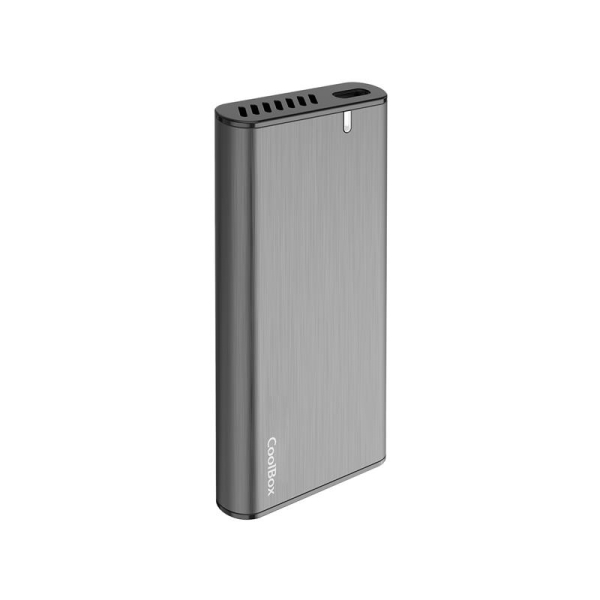 Coolbox MiniChase NS31 Box esterna per SSD M.2 NVMe/SATA - USB-C 3.2 Gen2 - Alluminio - Colore Grigio
