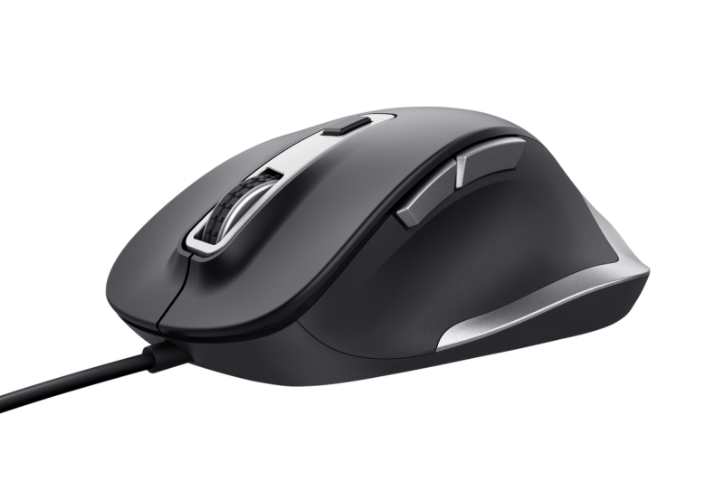 Trust Fyda Mouse USB 5000 dpi - 6 pulsanti - Cavo da 1