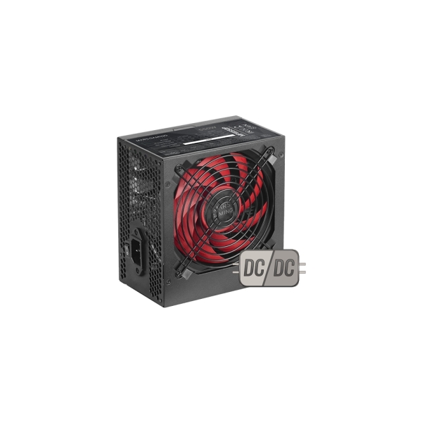 Mars Gaming MPIII550P Alimentatore ATX da 550 W - Ventola da 12 cm - Silenzioso con tecnologia AI-RPM - 14 dB - Colore Nero