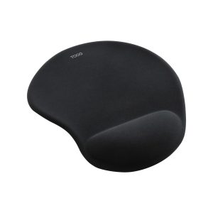 Tooq TQMP1001-B Tappetino per mouse ergonomico - Poggiapolsi in gel - Superficie morbida