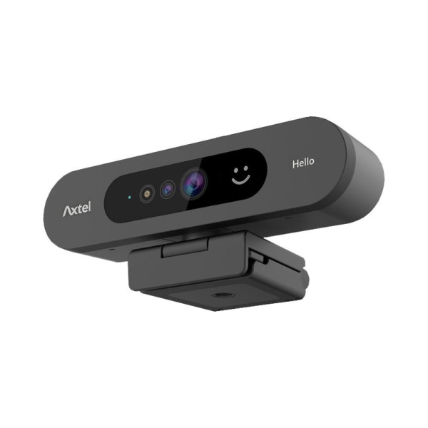 Webcam USB Axtel AX-FHD - 1080p - Plug & Play - Messa a fuoco automatica - Riconoscimento facciale