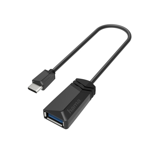 Adattatore USB Hama Essential - USB-C Maschio - USB-A Maschio - 5 Gbit/s - Colore Nero