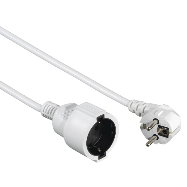 Hama Cavo di Alimentazione angolato - Potenza massima 3680 W - Lunghezza 2 m - Sezione 1
